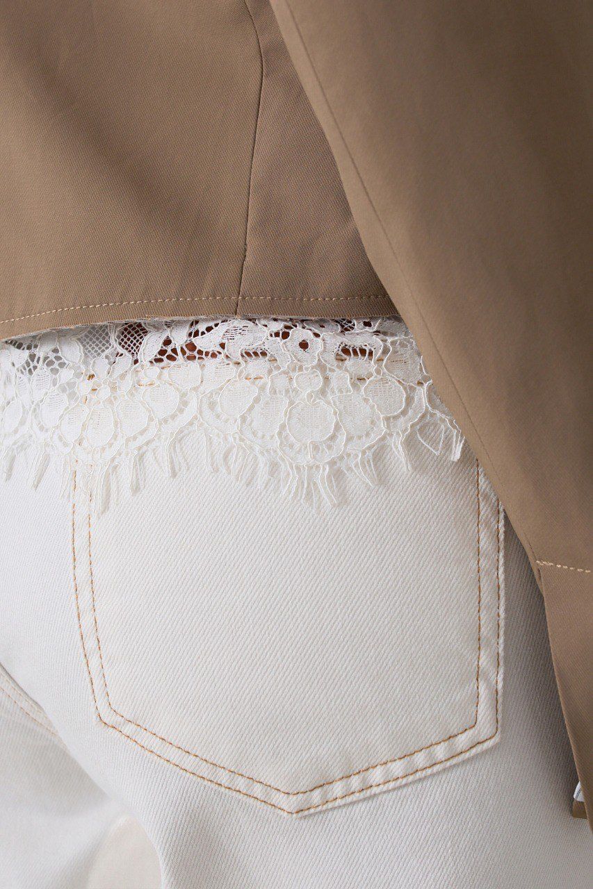 Chic Double-Breasted Blazer – Beige